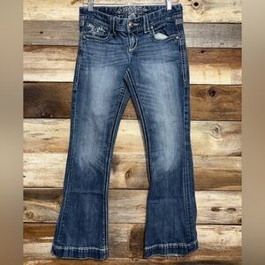 Women's Mid Wash Bootcut Jeans - Blue